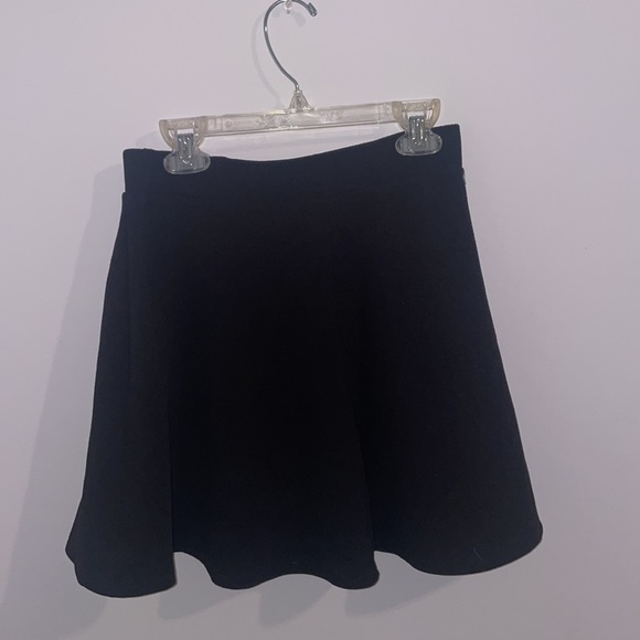 S Black Textured Skater Skirt - Picture 3 of 4
